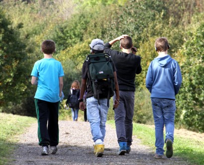 Skoleelever på jagt efter gode historier (2)